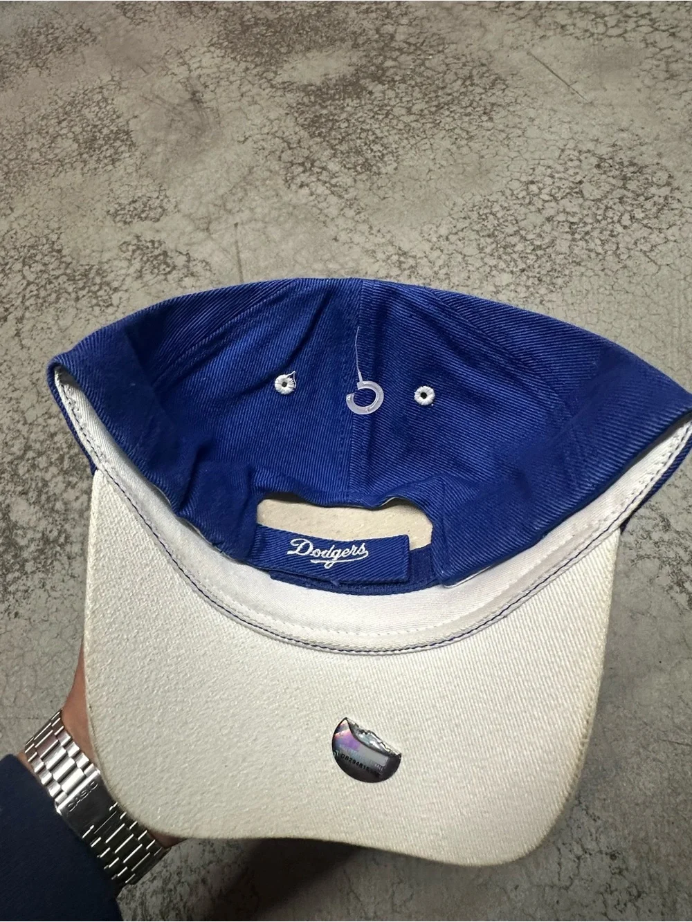 Vintage Los Angeles Dodgers 5 Times Champs Embroidered Strap Back Hat New